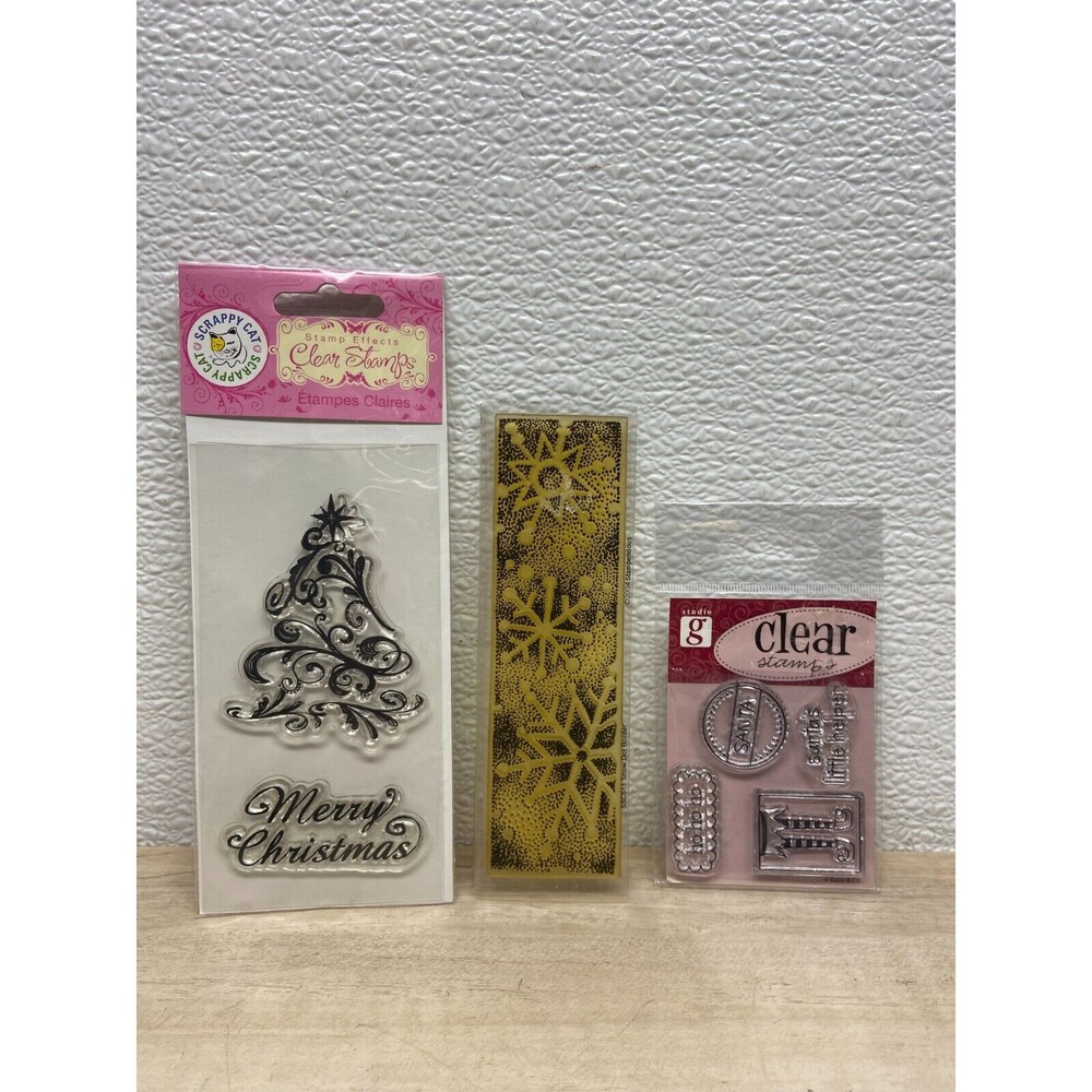 Mixed Brands Christmas Clear Stamps New